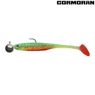 Cormoran Crazy Fin Shad Ready to Fish 10cm Green Tiger 2 Stck