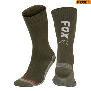 Fox Thermolite Long Socken Green / Silver Size 6-9 (Eu 40-43)