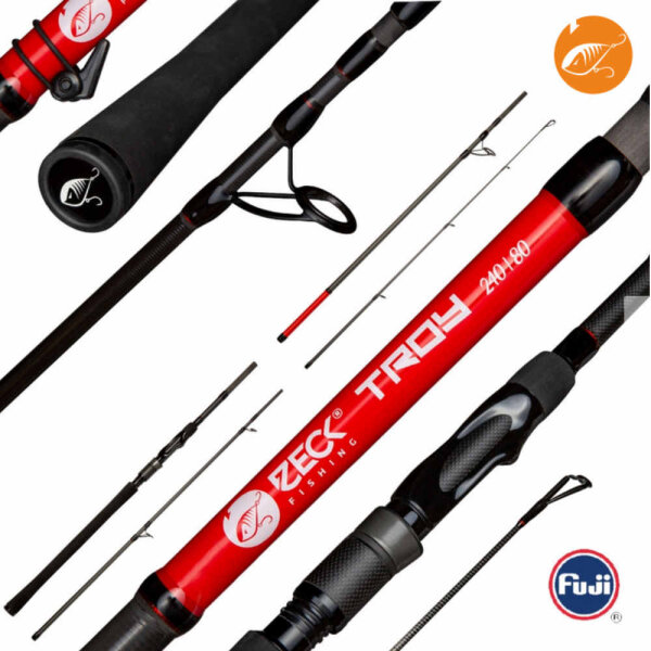 Zeck Predator Troy 240cm 30-80g 4tlg.
