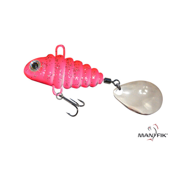 Manyfik Tail Spinner PePe 3D 5g Pink