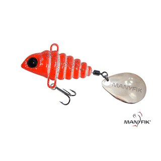 Manyfik Tail Spinner PePe 3D 8g Red