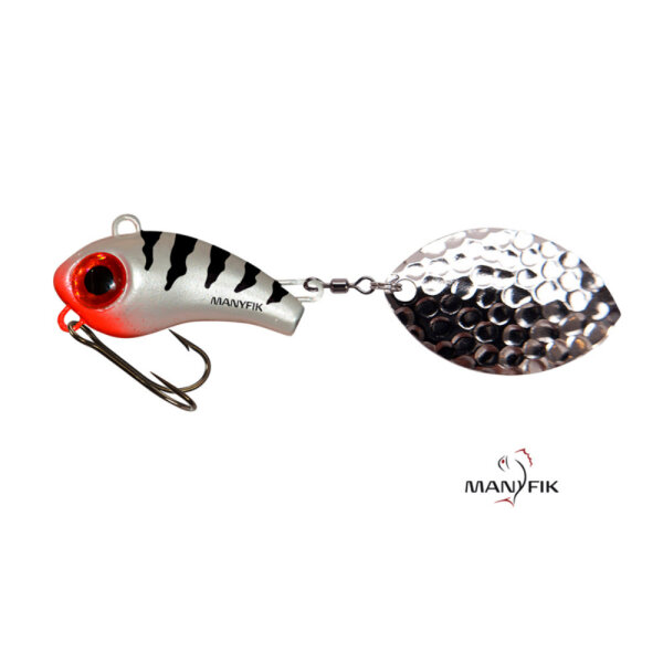 Manyfik Tail Spinner BuBu OL 4g White Perch
