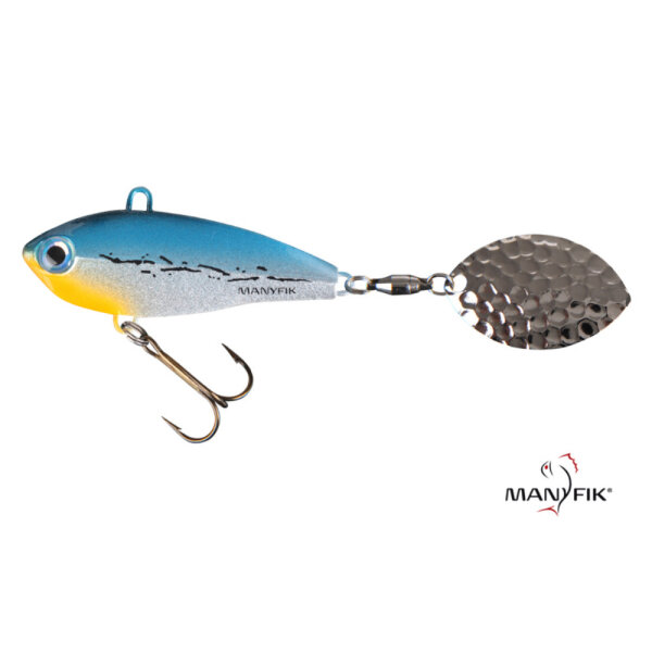 Manyfik Tail Spinner IWO OL 8g Blue