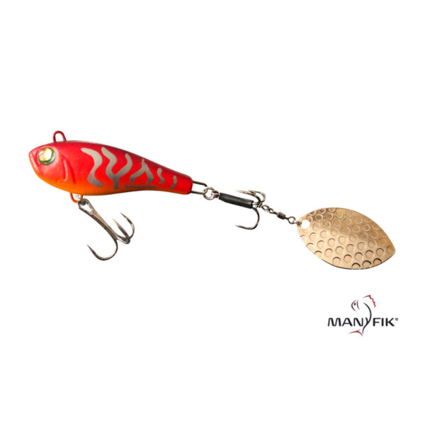 Manyfik Tail Spinner Yogi 12g Red Tiger