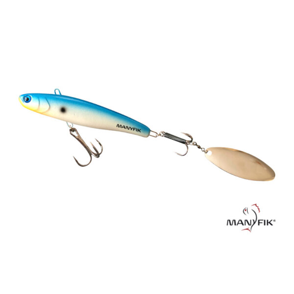 Manyfik Tail Spinner Uzi 21g Blue
