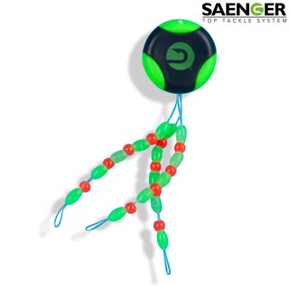 Snger Silikonstopper Fluo Green mit Perle