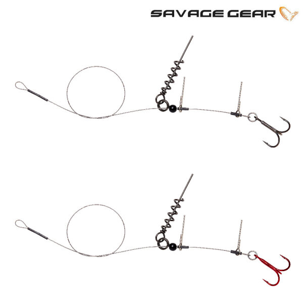 Savage Gear Linethru Corkscrew Rig Gr.2 30cm 22kg