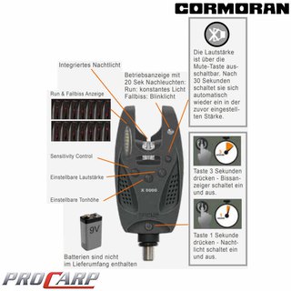 Cormoran Pro Carp X-5000 Bissanzeiger