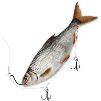 Quantum Mr.Pike Ghost Traces Bait Release-Rig weiß Gr.2