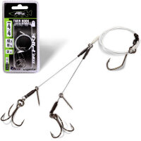 Quantum Mr.Pike Ghost Traces Twin Hook Release-Rig weiß Gr.4