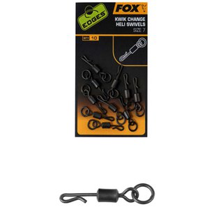 Fox Edges Kwik change Mini Hook swivels size 11
