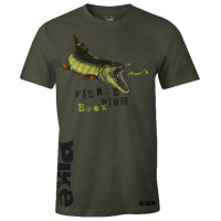 Fladen Maxximus T-Shirt Hungry Pike Green