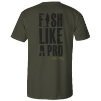 Fladen Maxximus T-Shirt Hungry Pike Green Gr.M