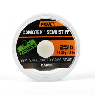 Fox Edges Camotex Semi Stiff Camo 25lb 20m