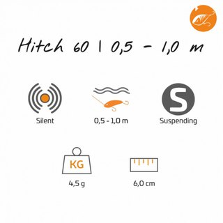 Zeck Hitch 6,0cm Suspender 0,5-1,0m