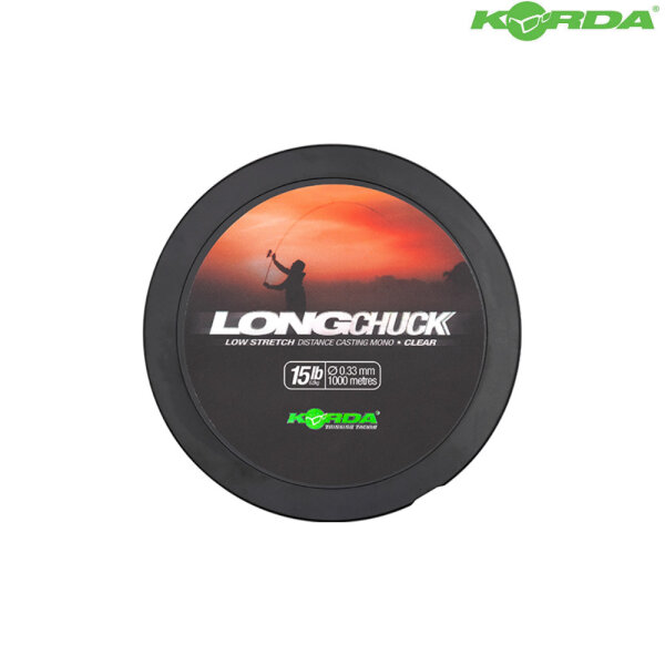 Korda LongChuck Clear 15lb/0,33mm 1000m