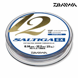 Daiwa Saltiga 12 Braid EX+SI 0,35mm 45,3kg 600m Multicolor