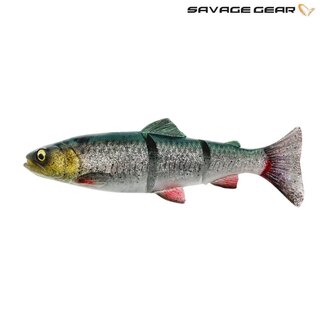 Savage Gear 4D Line Thru Trout 15cm 40g Sinking Green Silver