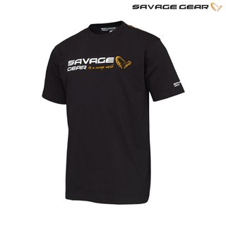 Savage Gear Signature Logo T-Shirt Black Ink Gr.S