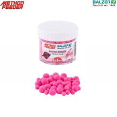 Balzer Method Feeder Boilies 6+8mm Pink-Heilbutt-Tintenfisch