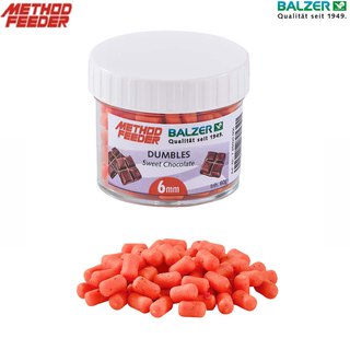 Balzer Method Feeder Dumbles 6mm Orange-Sweet Chocolate