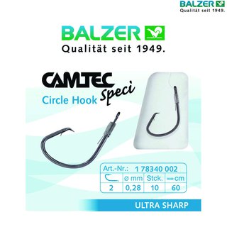 Balzer Camtec Circlehaken 60cm Gr.2 0,28mm