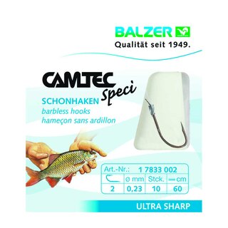 Balzer Camtec Schonhaken 60cm Gr.10 0,14mm