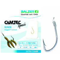 Balzer Camtec Madenhaken 60cm Gr.10 0,18mm