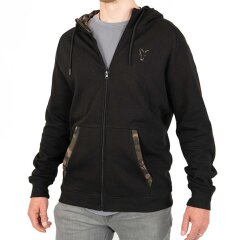 Fox LW Black Camo Print Zip Hoody