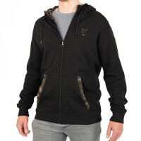 Fox LW Black Camo Print Zip Hoody Gr.XXXL
