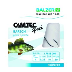 Balzer Camtec Barschhaken 60cm Gr.6 0,22mm