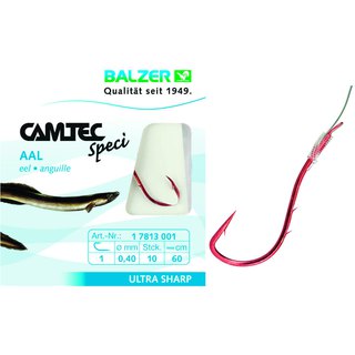 Balzer Camtec Aalhaken 60cm Gr.1 0,40mm