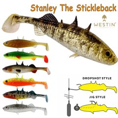 Westin Stanley The Stickleback Shadtail Gummifisch 5,5cm