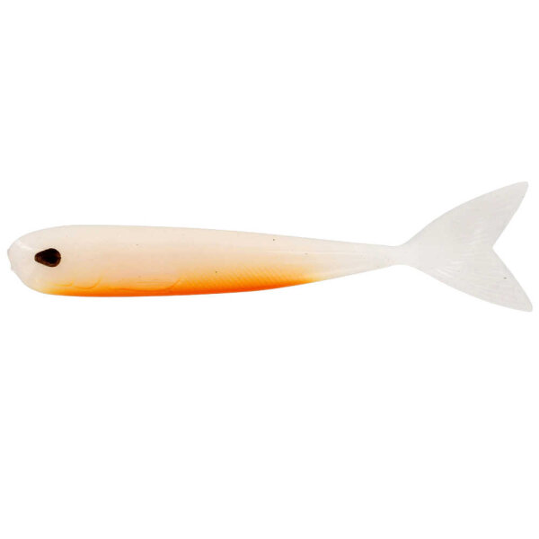 Westin MegaTeez V-Tail Gummiköder 13cm Orange Snow