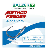 Balzer Method Feeder Hair Rig mit Quick Stop 0,25mm Gr.8