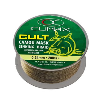 Climax Cult Camou Mask sinking Braid 1200m 0,24mm 20lbs