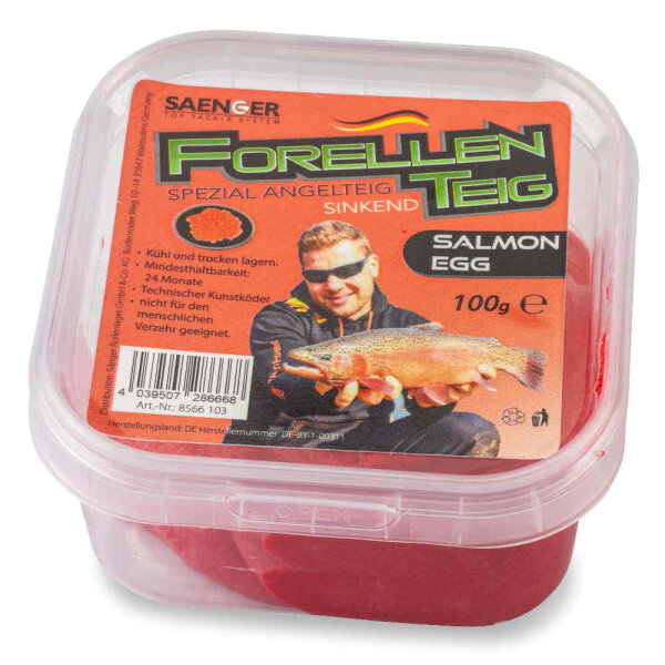 Sänger Fertig Angelteig Forelle Salmon Egg 100g