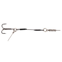 Mikado Jaws Spiralsystem mit Soft Lure Pin 5cmx24kg Gr.1/0