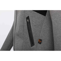 Savage Gear Tec-Foam Zip Hoodie Dark Grey Melange Gr.S