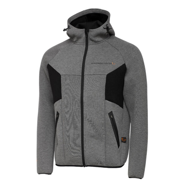 Savage Gear Tec-Foam Zip Hoodie Dark Grey Melange Gr.XXL