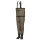 Kinetic Wathose Atmungsaktiv mit Stiefel und Profilsohle Gr. L 42 / 43