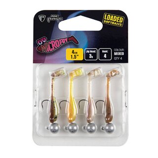 Fox Rage Ultra UV Micro Fry Loaded Mixed Colour Pack 4cm 3g #4