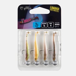Fox Rage Ultra UV Micro Tiddler Fast Loaded Mixed Colour Pack 5cm 3g #4