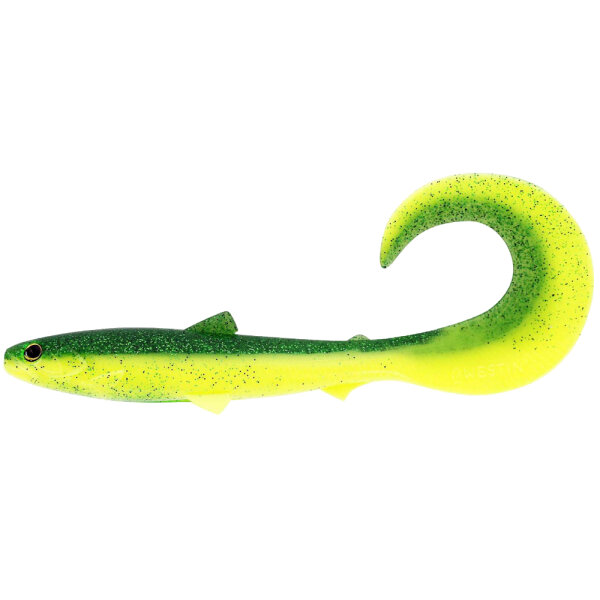 Westin BullTeez Curltail Gummifisch 10cm 2pcs Fireflash