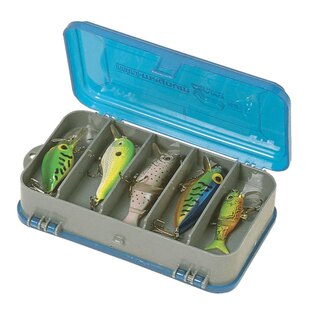 Plano Double Sided Tackle Organizer Small Silver/Blue