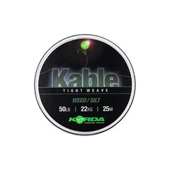 Korda Kable Tight Weave 25m 50lb Weed/Silt