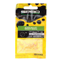 Spro Round Smooth Glass Beads Clear Diamond 6mm