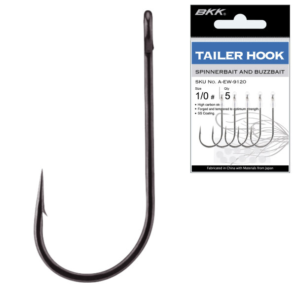 BKK Trailer Hook Size 2/0 (Pack of 5)