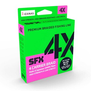 Sufix SFX 4 Carrier Braid Multicolor 300m 0,165mm 8,6kg/22lbs
