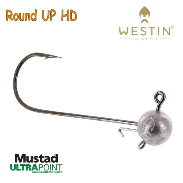 Westin RoundUP HD Mustad Jighaken 8/0 15g